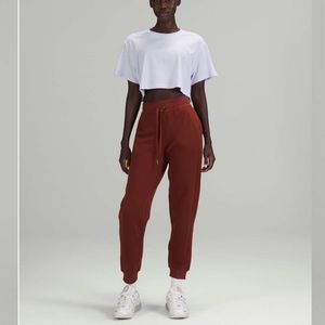 NWT! Lululemon All Yours Crop Tee, size 8, Pastel Blue